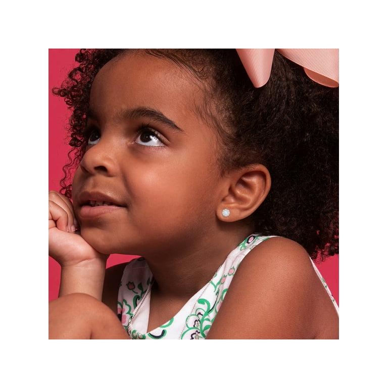 Little girls screw back best sale earrings