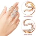 thumbnail image 4 of 2 uds anillos anillos de serpiente anillos de banda de animales chicas adolescentes amigo familia amante joyería regalos, 4 of 6