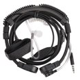 thumbnail image 1 of 3.5mm Adjustable Throat Mic Microphone Covert Acoustic Tube Earpiece Headset With Finger Ptt For An, 1 of 5