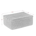 thumbnail image 6 of Tufted Storage Ottoman, Upholstered Footstool with Lift Top, Square Storage Bench for Living Room Bedroom (Black), 6 of 7