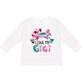 thumbnail image 3 of Inktastic I Love My Gigi Pink and Blue Fox with Hearts Boys or Girls Long Sleeve Toddler T-Shirt, 3 of 5