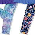 thumbnail image 2 of Millie Loves Lily Blue Iris & Blue Long Sleeve Tops & Leggings Set,Big Girls, Size 6, (4_PCS), 2 of 6