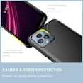 thumbnail image 3 of REQO for T-Mobile REVVL 6X 5G Case, Shock-Absorption Brushed Flexible Soft TPU Carbon Fiber Protective Cover for T-Mobile REVVL 6X 5G (LS-Black), 3 of 7