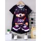 thumbnail image 3 of Conjunto de verano de 2 piezas con estampado de oso de dibujos animados para hombre, camiseta informal de cuello redondo para uso diario, pantalones cortos de playa para hombre para deportes al aire l, 3 of 5