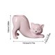 thumbnail image 2 of Maceta con gato de dibujos animados, maceta con gato animal, maceta de cerámica, maceta para patio, salón, jardín, blanca, 2 of 7