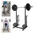 thumbnail image 6 of Barbell Rack Adjustable Barbell Weight Stand Multi-Function Rack Home Gym, 6 of 19