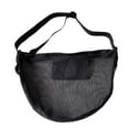thumbnail image 2 of Basketball Carry Bag Ball Bags Mesh Carrying Bag with Shoulder Strap Mesh Pocket Black, 2 of 8