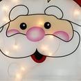 thumbnail image 4 of Northlight Lighted 2D Santa Claus Outdoor Christmas Decoration - 30.5" - Clear Lights, 4 of 5