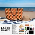 thumbnail image 5 of Ratiio Ramen Noodle Soup Print Large Capacity Beach Travel Bag, Polyester Waterproof Tote Bag with Zipper for Vacation and Daily Use, 5 of 6