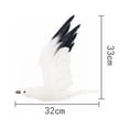 thumbnail image 2 of Teissuly 2Pcs Fake Artificial Feathered Seagull Decoy Realistic Seagull Garden Decor Teissuly WER202312023675, 2 of 9