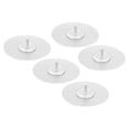 thumbnail image 3 of 10PCS Strong Adhesive Disc Punch Free Waterproof Silicone Sticky Plate for Handle Clothes Hook Connection, 3 of 7
