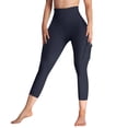 thumbnail image 2 of WILLBEST Pantalones de Yoga de Cintura Alta Para Mujer Con Bolsillos, Mallas de Entrenamiento Sin Costuras, Mallas Ajustadas Para Gimnasio, Fitness, Running, Informales Extra Grande, 2 of 6