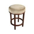 thumbnail image 4 of Meridian Furniture Monette Beige Velvet Counter Stool, 4 of 6