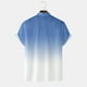thumbnail image 3 of Camisas de Manga Larga para Hombres Moda Casual Impresión Cuello de Vuelta Blusa Transpirable para Diario Y de Negocios, 3 of 6