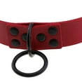 thumbnail image 6 of Fancy Dress Rock Choker Necklace Men Adjustable Buckle Teen Punk Rock Collar Red, 6 of 7