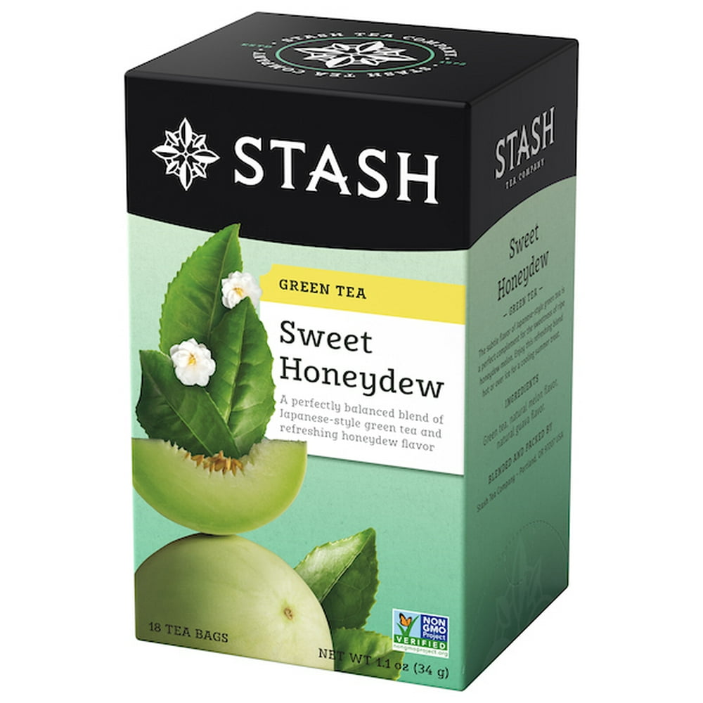 Stash Sweet Honeydew Green Tea Bags, 18 Count, 1.1 Oz
