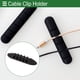 thumbnail image 2 of Clip de soporte de cable universal Unique Bargains, organizador de gestión de cables, 90x20x10.5mm, duradero, TPR, negro para tablero de coche, TV, PC, laptop, escritorio de oficina, 2 of 7