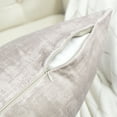 thumbnail image 6 of Home Soft Things Textured Velvet 4 Piece Pillow Shell Set - Simply Taupe - 20" x 20", 6 of 7