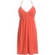 thumbnail image 1 of Aeropostale Womens Button Halter Sundress, naranja, pequeño, 1 of 1