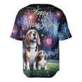 thumbnail image 2 of Happy New Year Beagle Family Cheer Winter Midnight Firework All Over Print 3D Baseball Shirt Beagles Dog Lover Gifts Idea Softball Sport - 02025, 2 of 6