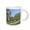 White, variant on 3drose, Conservatory Gardens, Central Park, New York City - Us33 Mgi0037 - Mark Gibson, 11oz Two-tone Green Mug