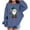Blue, variant on Christmas Kids Sweatshirt Boys Girl Santa Claus Fleece Shirt Crew Neck Long Sleeve Pullover Festive Tops