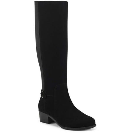 

Easy Spirit Womens Chaza Wide Calf Suede Knee-High Boots