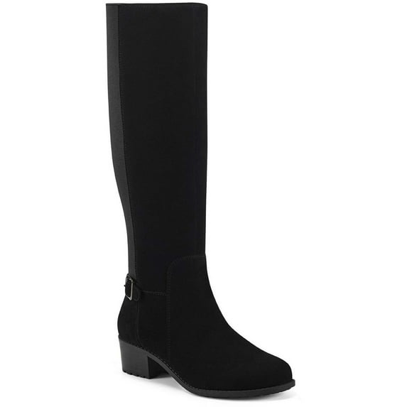 Easy Spirit Womens Chaza Wide Calf Suede Knee-High Boots