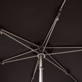 thumbnail image 3 of Safavieh Hurst 9' Market Crank UV Resistant Patio Umbrella, Black, 3 of 6
