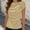 Beige Tops, variant on Women Casual Blouses Simple Solid Color Blouse Elegant Evening Blouses Satin With Ruffle Bow Draped Front Short Sleeve Blouse Plus Size Tunic Long Summer Grey Shirt Elegant Versatile Tops