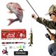 thumbnail image 4 of Varada Pesca Reel Combo Polte Pescado Kits Completos Regalos Navidad Gancos para Hombres, 4 of 9