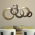 thumbnail image 2 of Stratton Home Decor Modern Multicolor Open Rings Centerpiece Wall Decor, 2 of 3