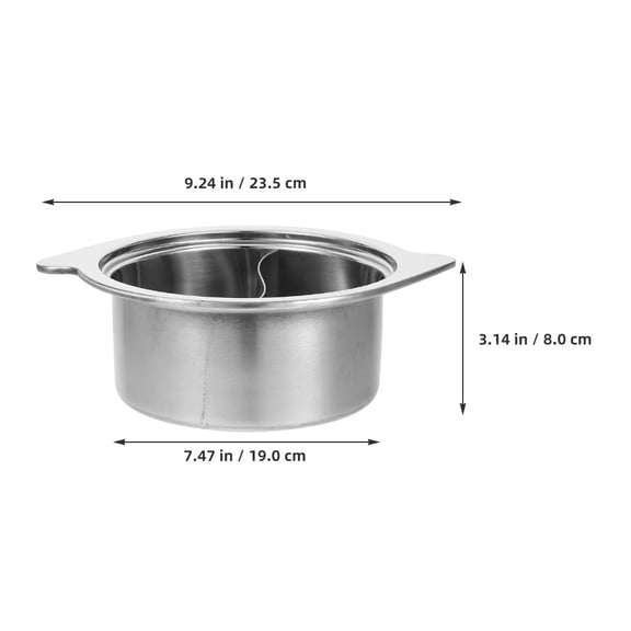 HONMEET Stainless Steel Nonstick Saucepan Set with Glass Lids, Cooking Pots for Kitchen Use, 1 Set