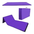 thumbnail image 1 of BalanceFrom 6ft x 4ft x 2in 4-Panel All-Purpose Folding Gymnastics Mat, Purple, 1 of 12
