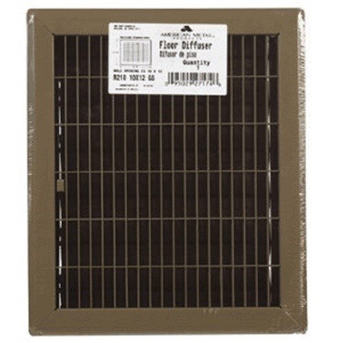 American Metal 400B10X12 10x12Grav Floor Register