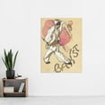 thumbnail image 2 of Bakst Dancing Pierrot Clown Book Cover Extra Large XL Wall Art Poster Print, 2 of 3