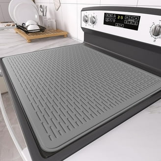 AOOTOOSPORT Extra Large Silicone Stove Top Cover - 28x20 Inch Mat For Electric Stove, Dish Drying, Counter Protection (Grey) 10 thumbnail image