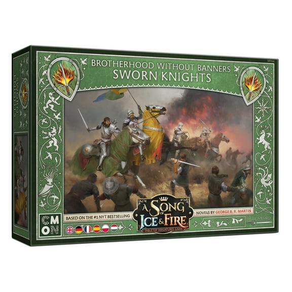 Song of Ice & Fire: Brotherhood Without Banners Sworn Knights Board Game Expansion for Ages 14 and up, from Asmodee