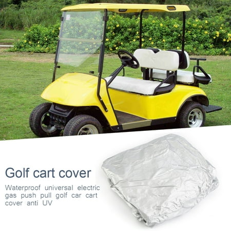 Waterproof Universal Electric Gas Push Pull Golf Car Cart Cover Anti UV