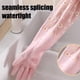 thumbnail image 5 of Guantes de cocina resistentes para el hogar con puños extra largos para fregaderos profundos, protección impermeable de goma duradera para lavar platos y lavar la ropa. Aestivo | Rosa |, 5 of 6