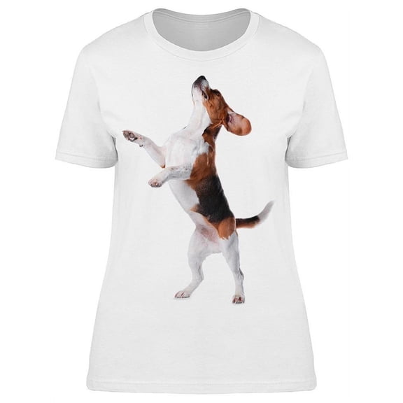 Silly Beagle T-Shirt Women -Image by Shutterstock, Female XX-Large