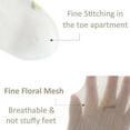 thumbnail image 4 of Laklulu 5 Pairs Baby Girls Socks Toddlers Ruffle Socks Girl's Frilly Dress Socks Baby Anti-slip Socks Cute Summer Mesh Socks, 4 of 6