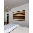 thumbnail image 4 of Marmont Hill - "Deep Red Stripes" Painting Art Print on Natural Pine Wood, 4 of 7