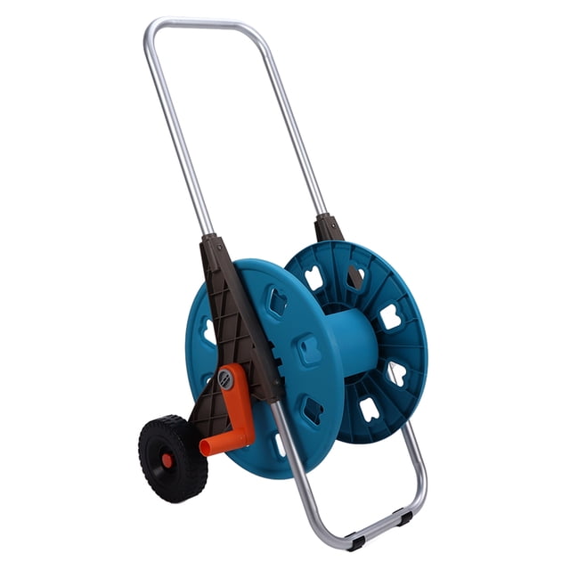 Hose Trolley, Convenient Water Hose Cart Easy To Store with Wheels for Lawn for Yard for Farm