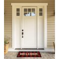 thumbnail image 2 of Natural Coir Doormat, Checkers Mat, Buffalo Check Welcome, 18X30, 2 of 6
