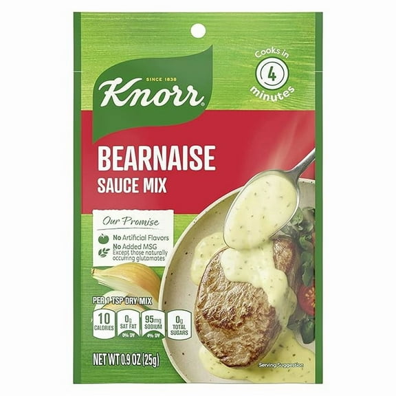 Pack of 2 Knorr Sauce Mix Sauces For Simple Meals and Sides Bearnaise No Artificial Flavors, No Added MSG 0.9 oz