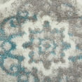 thumbnail image 5 of Home Dynamix Boho Andorra Transitional Damask Area Rug, Grey/Blue, 6'6"x9'6", 5 of 6