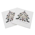 thumbnail image 1 of FELTECHELECTR 40 servilletas navideñas con estampado de árbol de Navidad, papel de seda para cenas, suministros para fiestas, 1 of 7