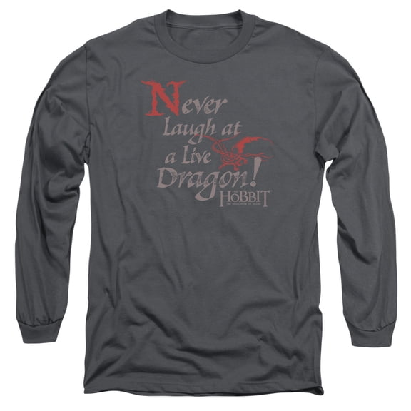 Hobbit - Never Laugh - Long Sleeve Shirt - X-Large
