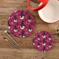 thumbnail image 2 of SKYSONIC Halloween Eyeball Funny Pot Holders Trivets, 2 Pcs Heat Resistant Trivets, Cotton Thread Weave Mats for Hot Pads Pans Pot Bowl Teapot for Kitchen Decor, 2 of 7